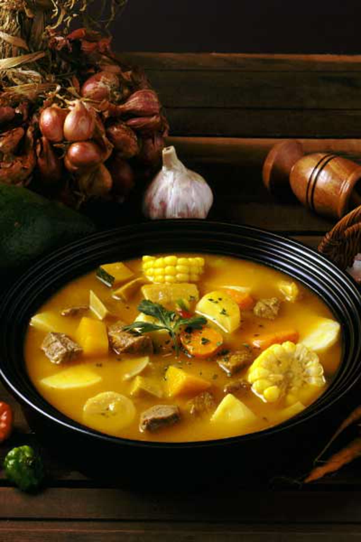Dominican stew, guisado, at Sazon Perez Williamsburg